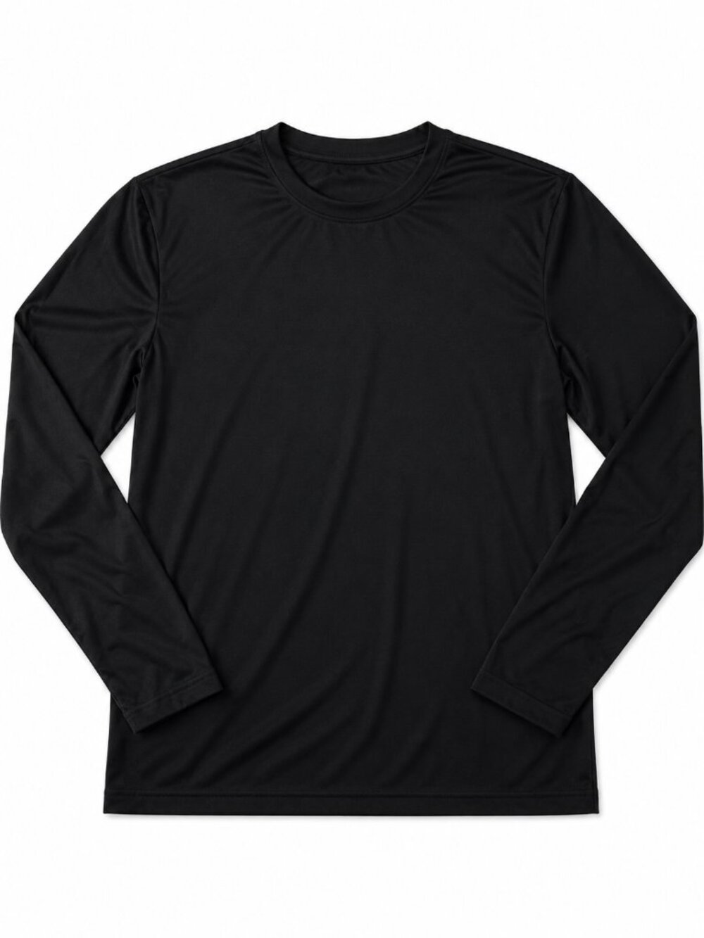 Black Stretch Long-Sleeve Top Women's Size M